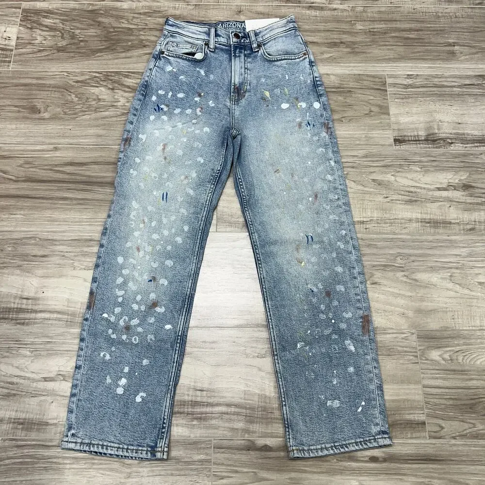 Arizona Women's Highest Rise Vintage Straight Leg Jean Size 2