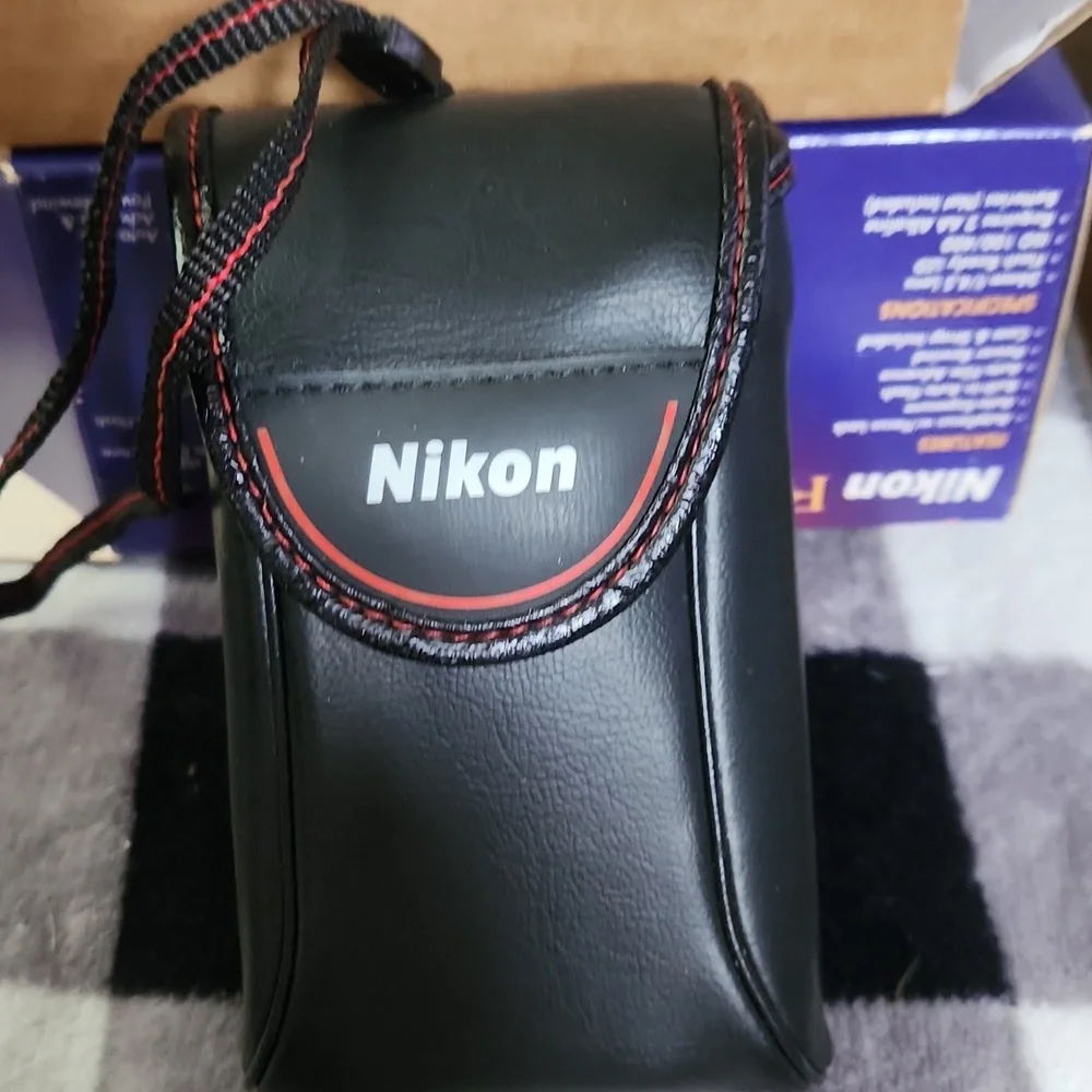 Nikon Fun Touch 2 Black Camera with Red Accents