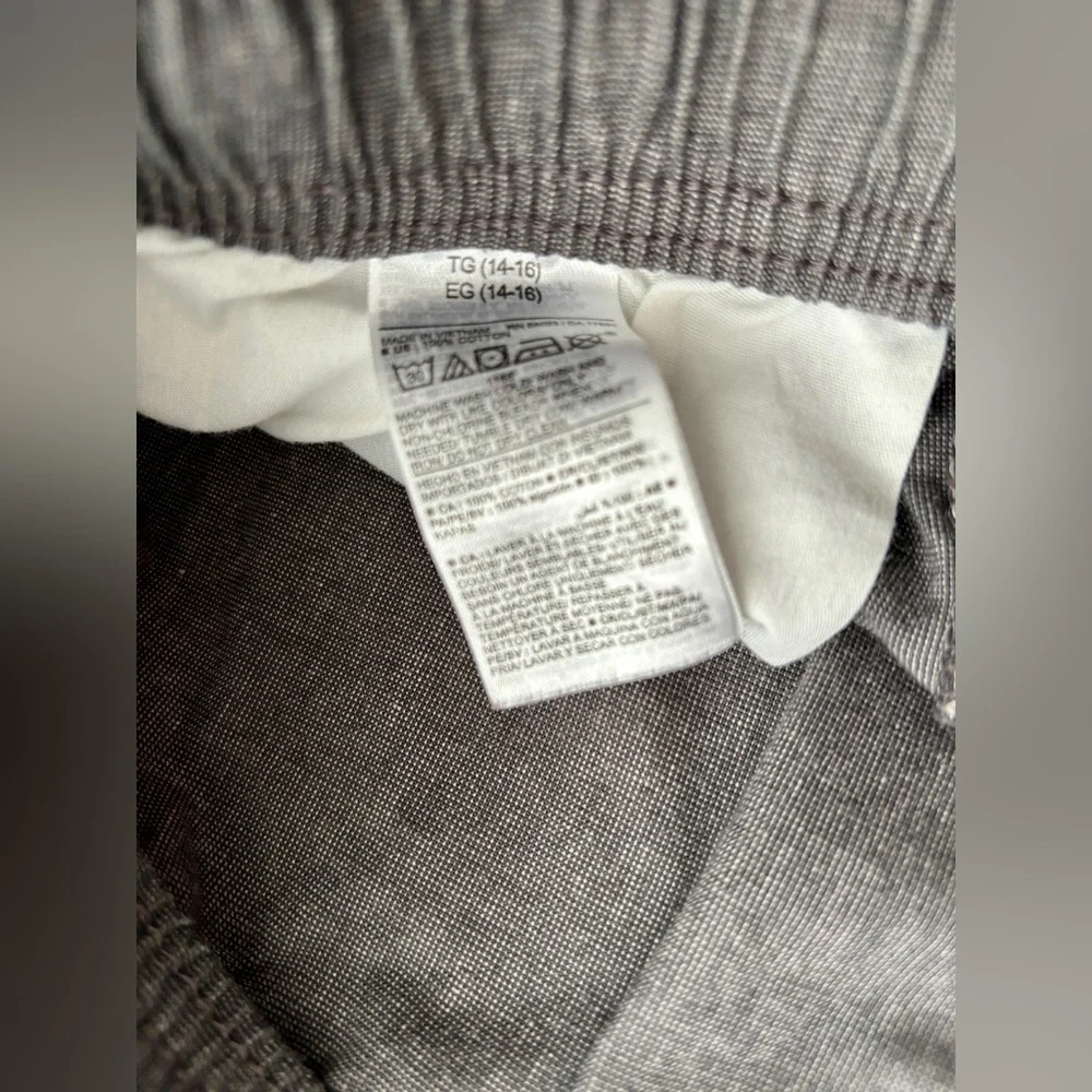 Old Navy gray elastic