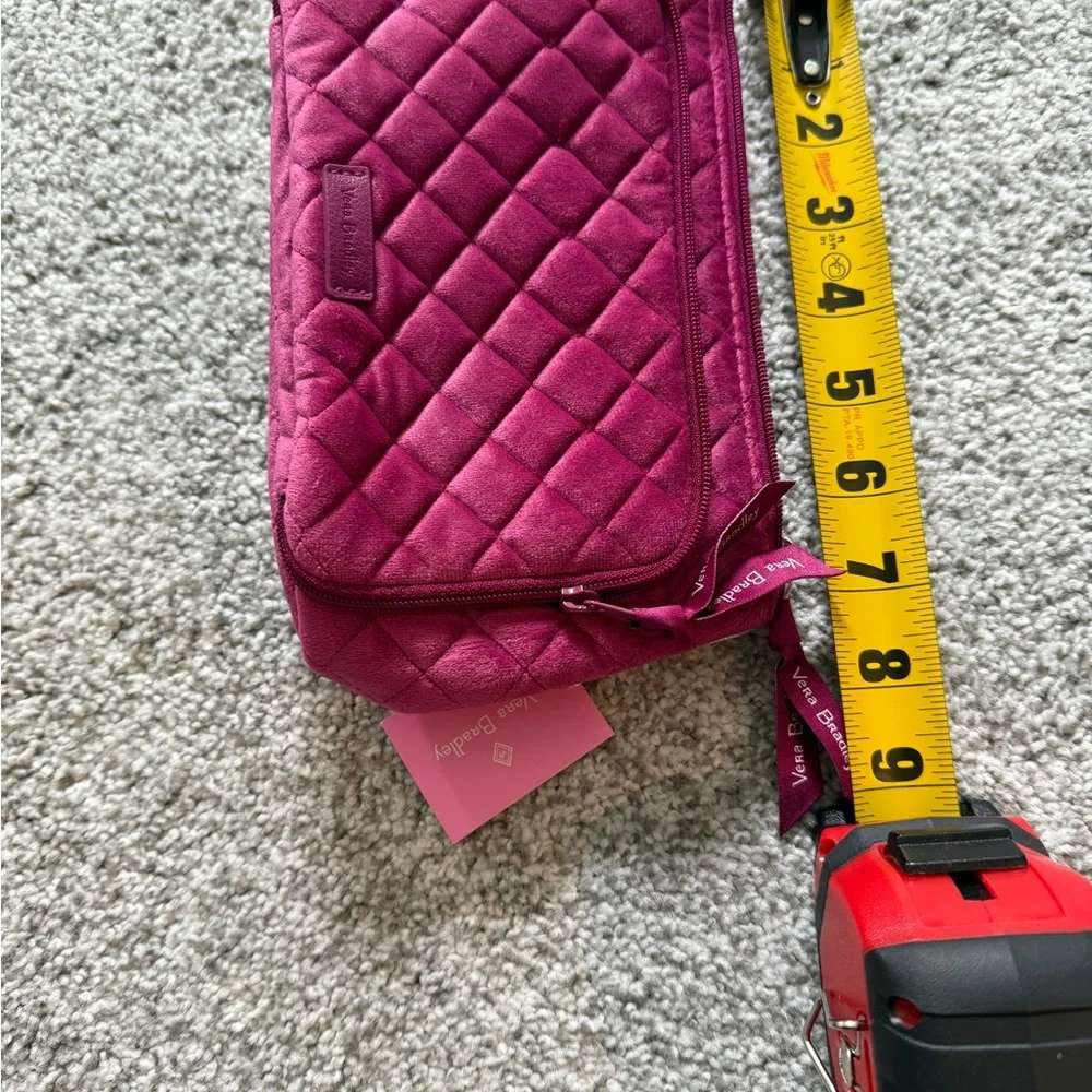 Vera Bradley Quilted Fuchsia Cosmetic Pouch