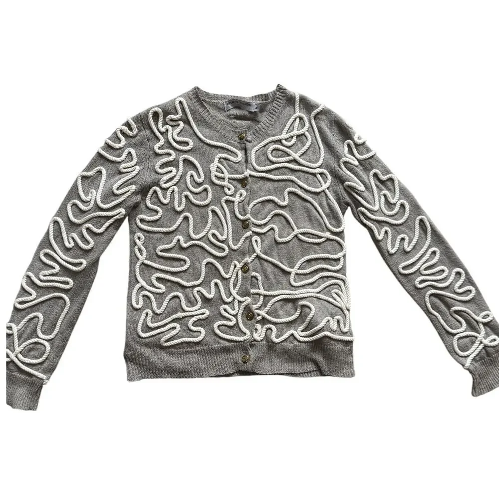 Opening Ceremony Embellished Rope Detail Cardigan