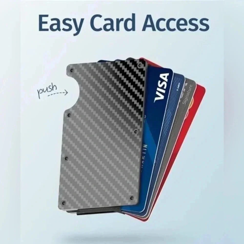 N/A black rfid carbon