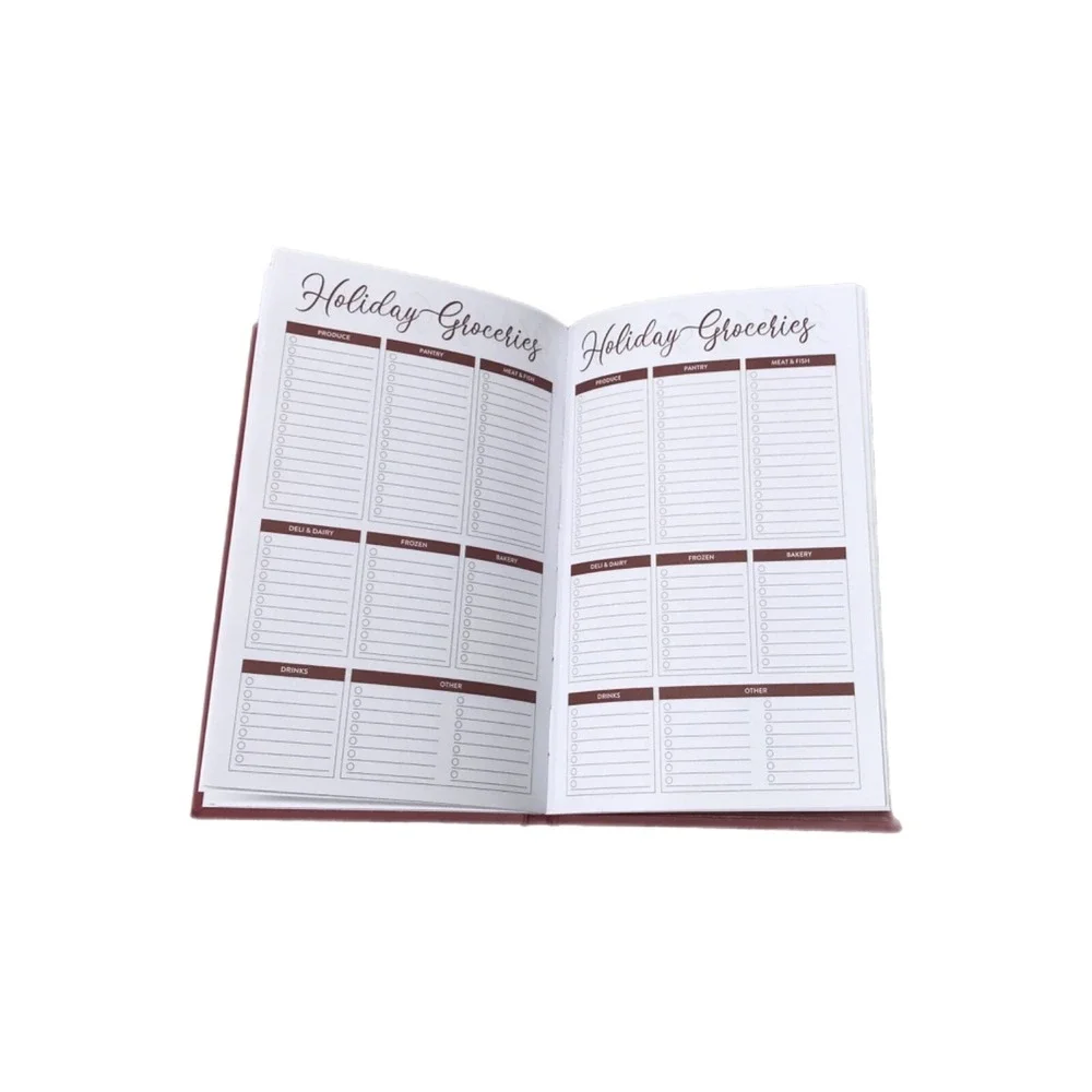 8 Piece Holiday Budget Planner Bundle Recipe Cards Cookie Exchange Label Sticker