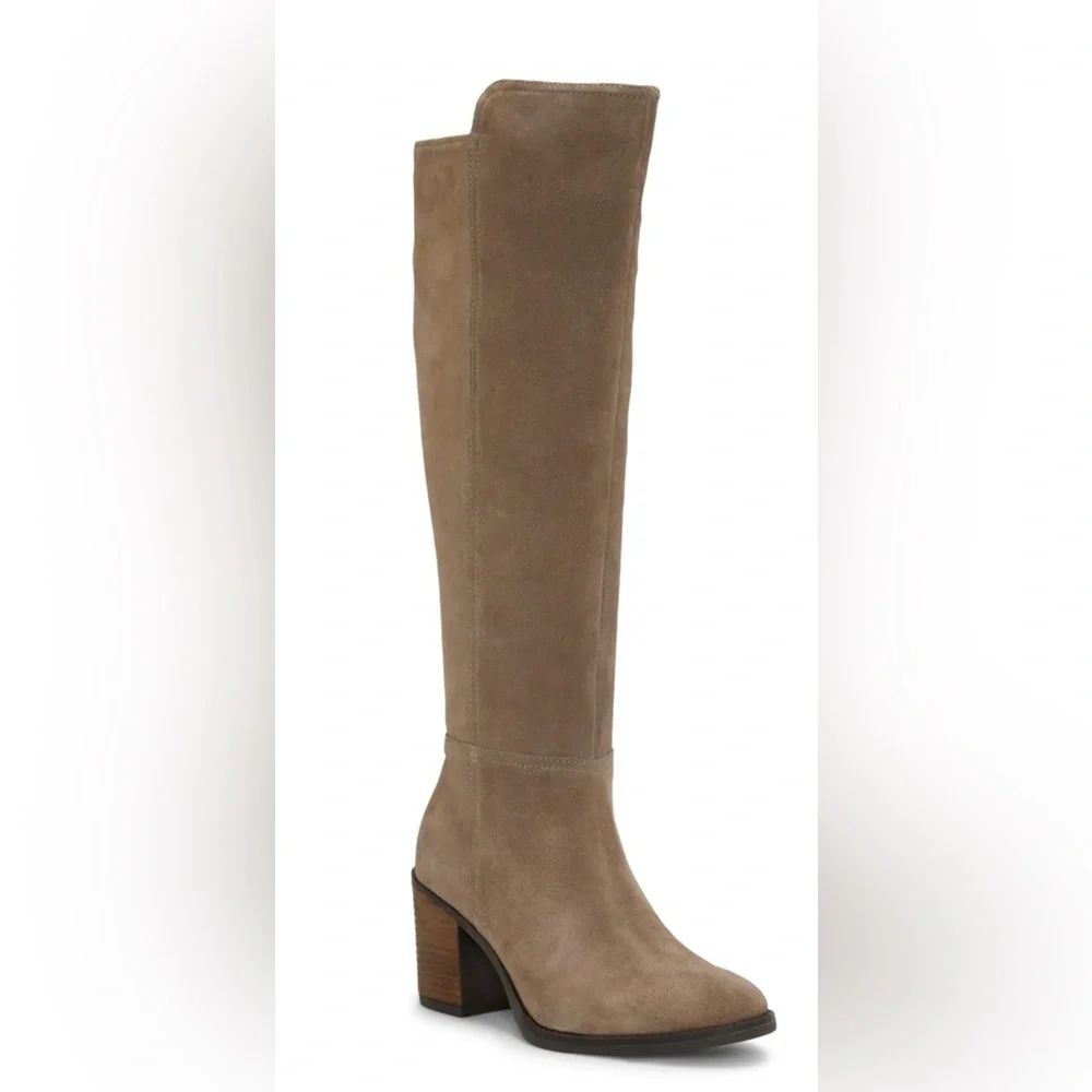 Lucky Brand Tan Suede Over-the-Knee Boots