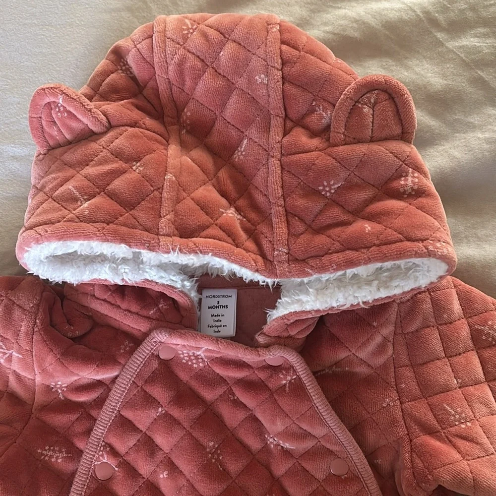 Nordstrom NWT Quilted Pink Desert Dottie - 3M