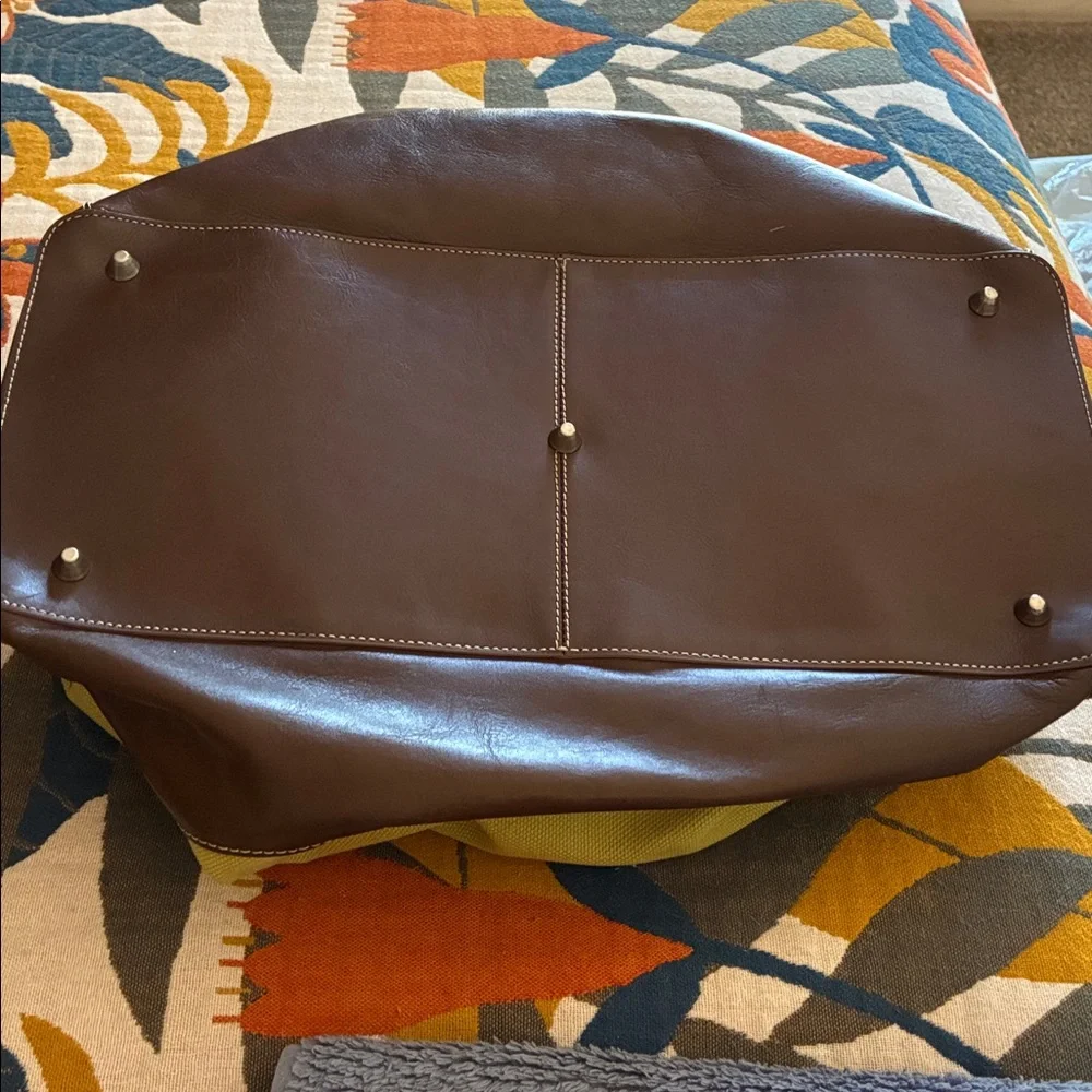 Green and Brown Tote Bag