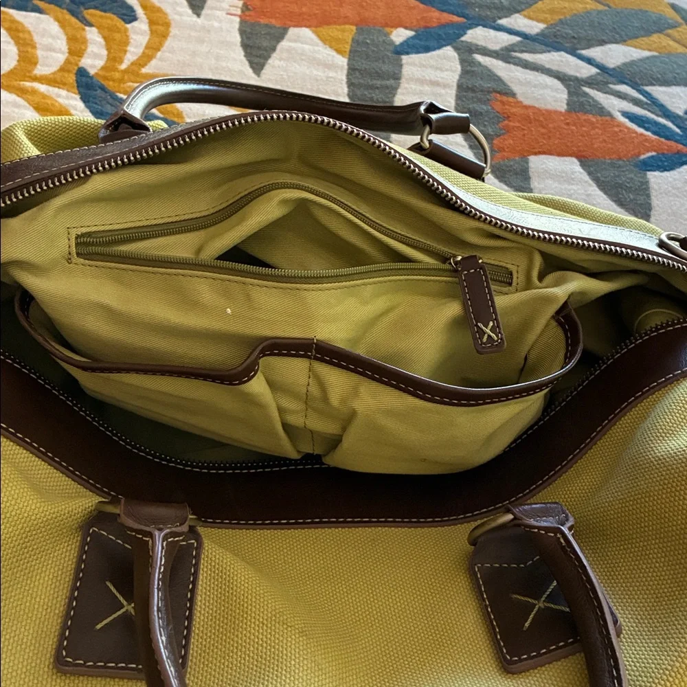 Green and Brown Tote Bag