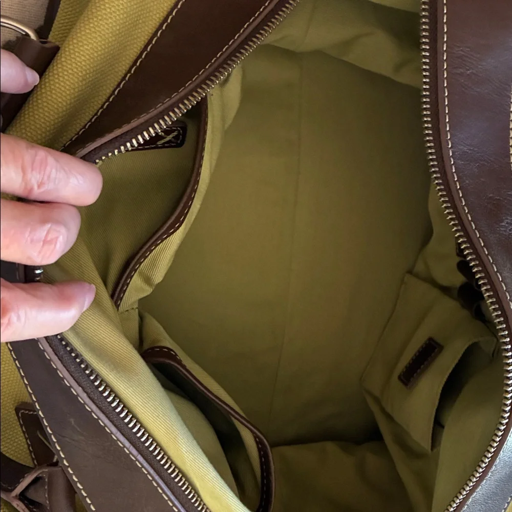 Green and Brown Tote Bag