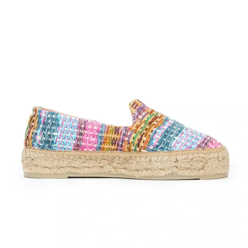 Manebi Raffia Jute Mix Double Sole Espadrilles 💞✨