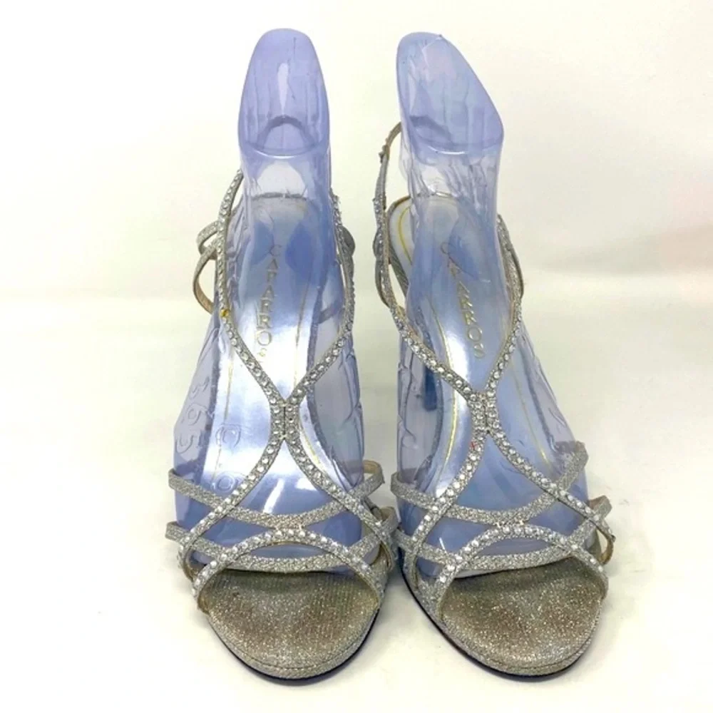 Caparros silver glitter