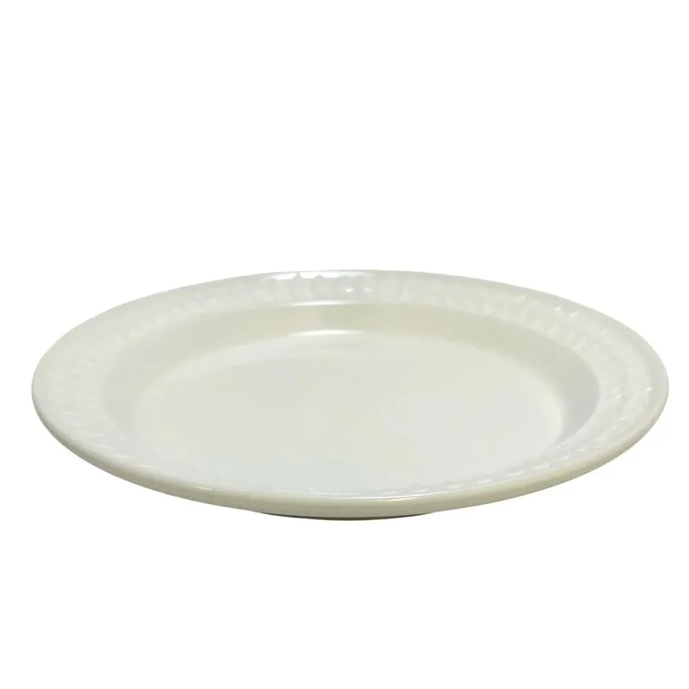 Portmeirion 1998-2006 Retired 'Options' Embossed Smooth Laurel Rim Dinner Plate