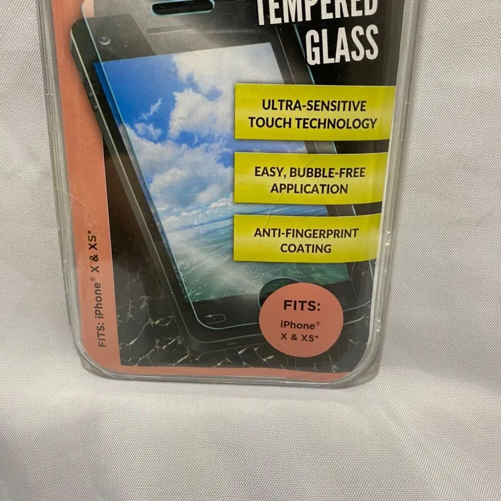 iPhone X and XS Shatter Resistant Tempered Glass Screen Protector