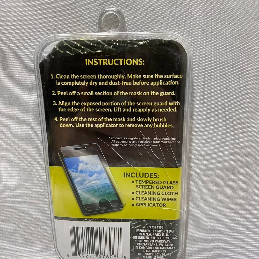iPhone X and XS Shatter Resistant Tempered Glass Screen Protector