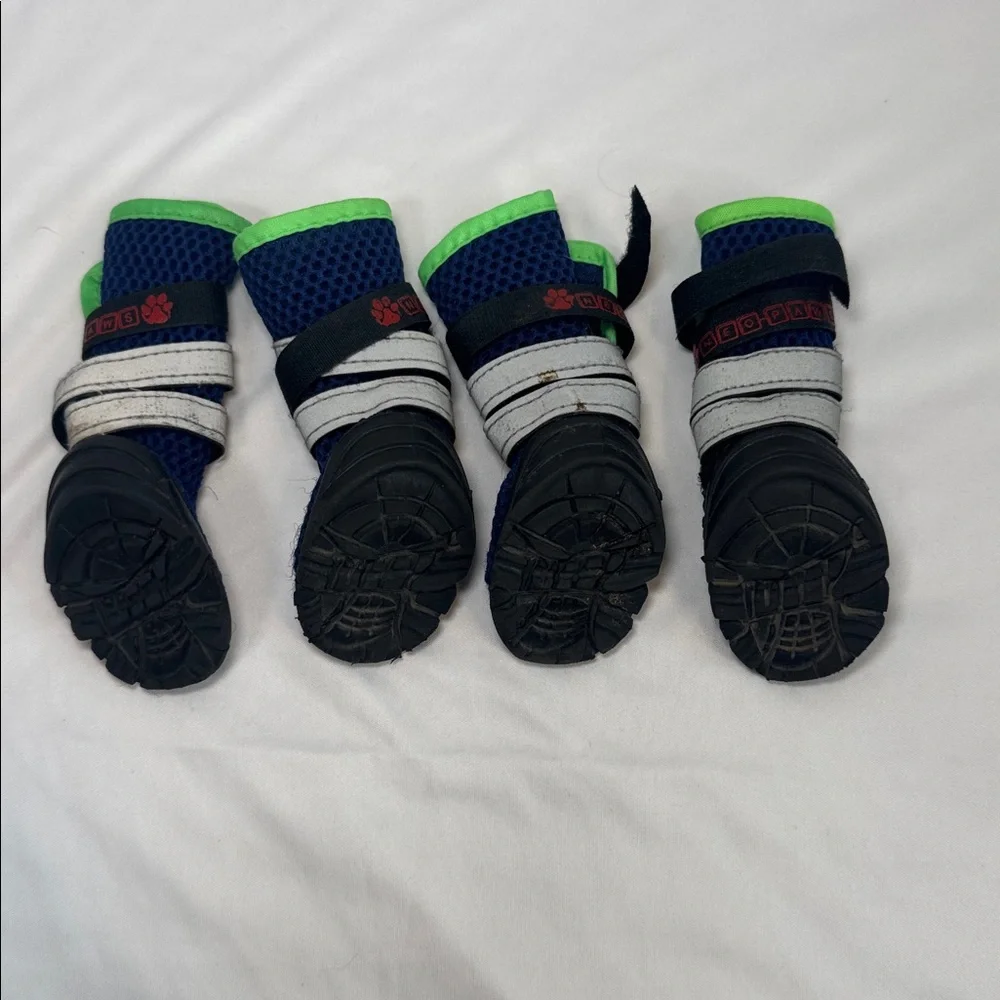 Neo-Paws Blue and Green Dog Boots