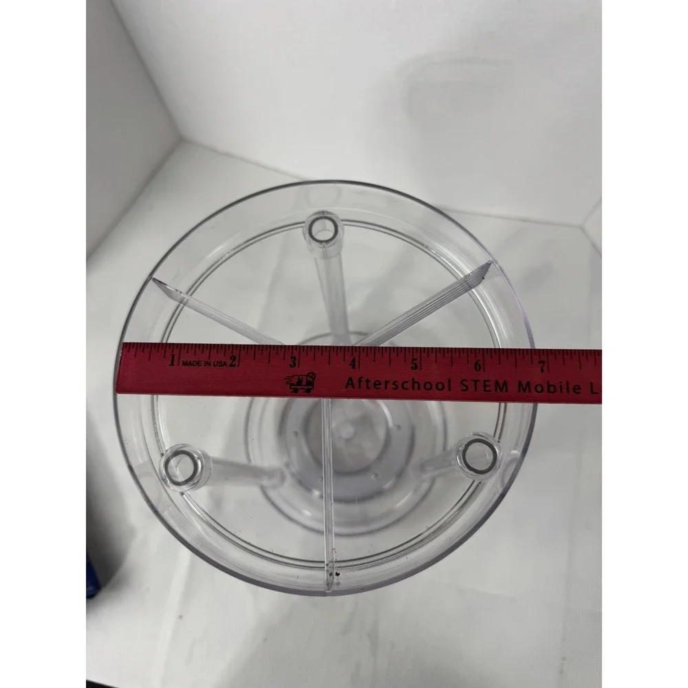 Clear Acrylic Two-tiered Rotating Multi-use‎ Organizer