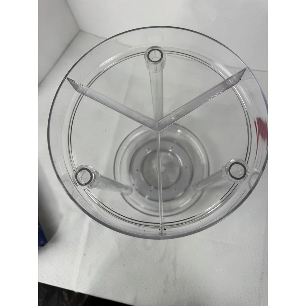 Clear Acrylic Two-tiered Rotating Multi-use‎ Organizer