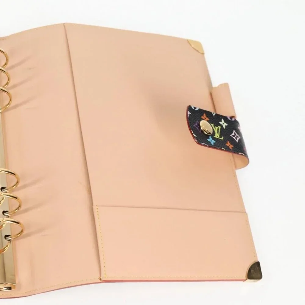 LOUIS VUITTON Multicolor Agenda GM Day Planner Cover Black