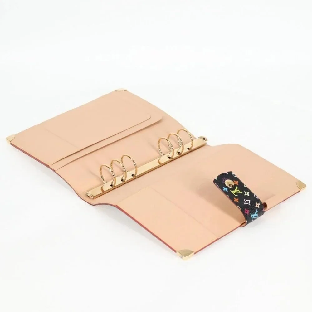LOUIS VUITTON Multicolor Agenda GM Day Planner Cover Black