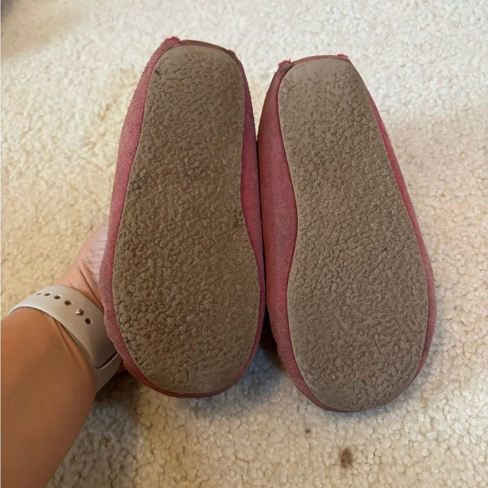 Minnetonka Kids' Pink and Multicolor Moccasins