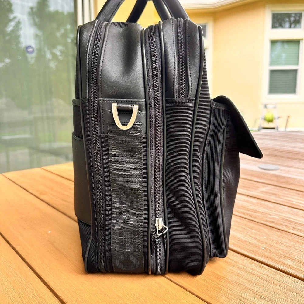 Montblanc Black and Gray Briefcase