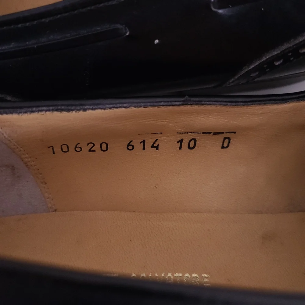 Salvatore Ferragamo Black LUCUS Kiltie IRREGULAR SIZES Loafers Shoes Size 9.5 10