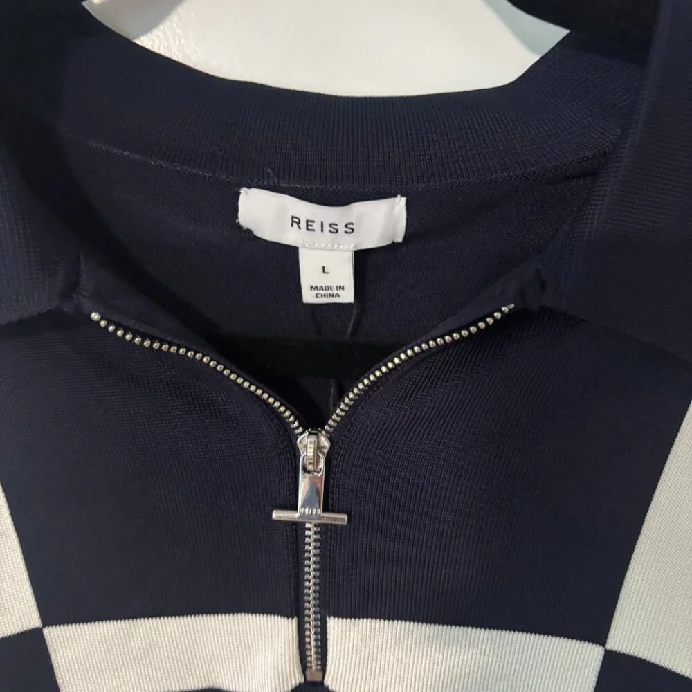 Reiss colorblock quarter