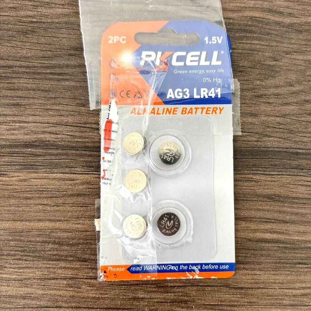 LR41 Batteries AG3 - Button Cell Batteries - Package of 5 Batteries