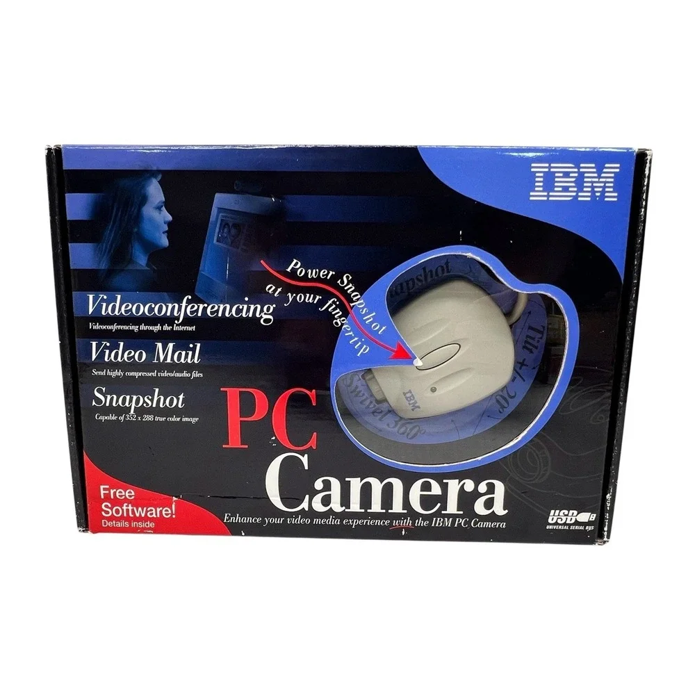 IBM PC Web Camera 33L4889 New‎ Still Inside Box Factory Sealed