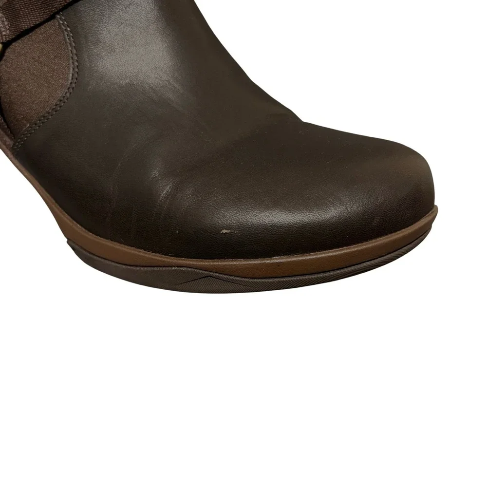 Merrell Evera Rush Ankle Booties Women 10 Espresso Brown Leather
