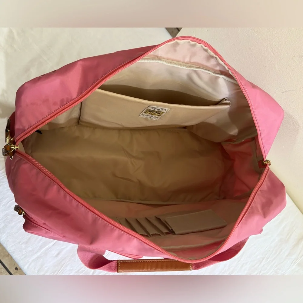pink organized storage
