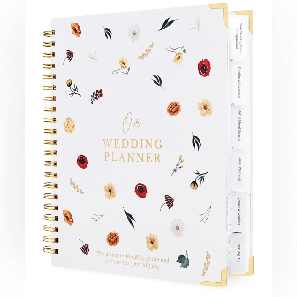 NWT Nook Theory Comprehensive Wedding Planner Book & Organizer
