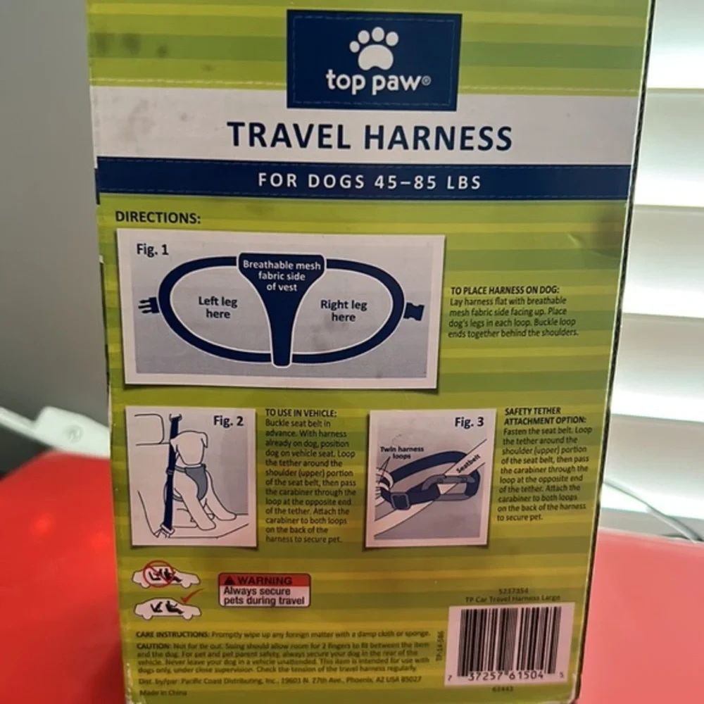 Top Paw travel harness