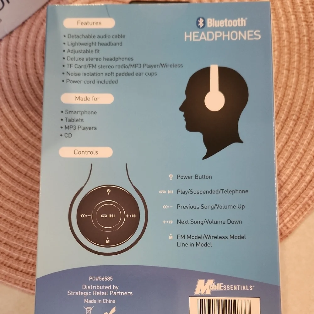 Black Bluetooth Headphones