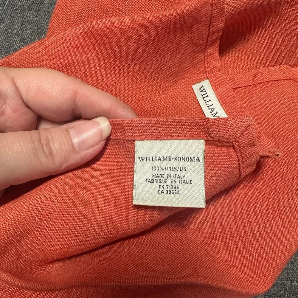 Williams Sonoma vibrant orange