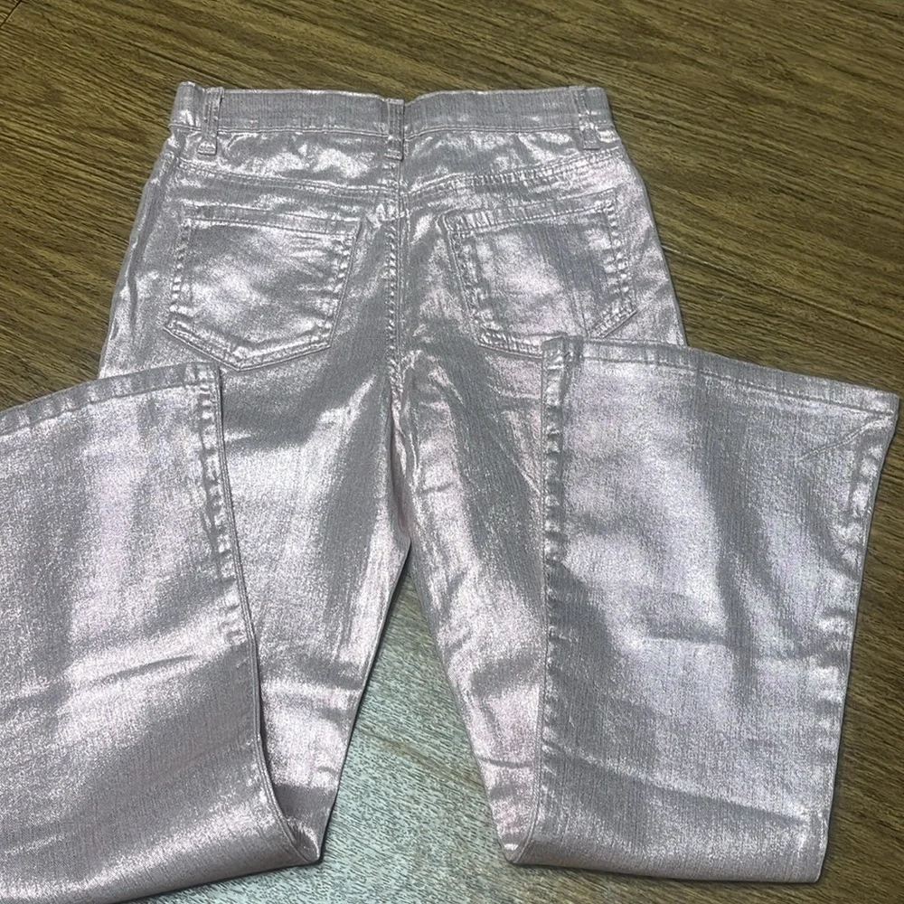 OshKosh B'gosh Metallic Pink Flare Pants