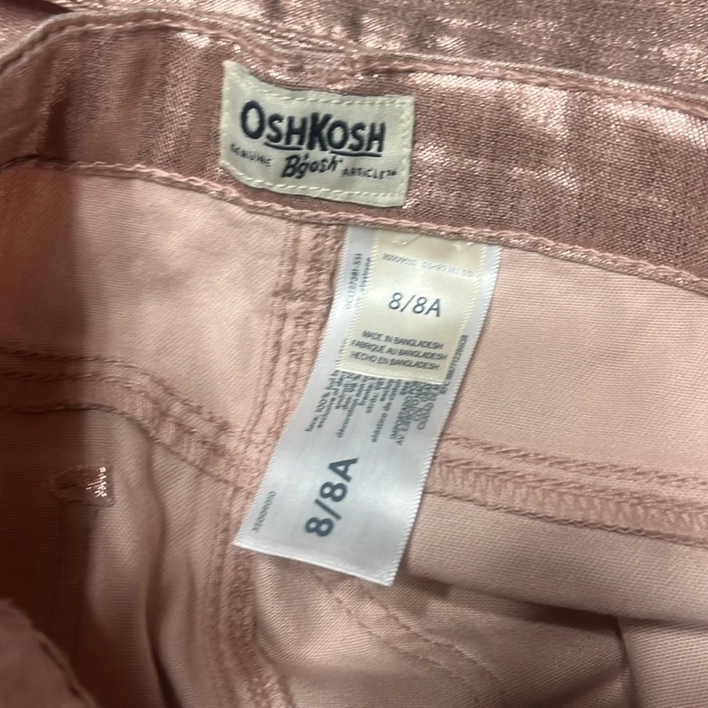OshKosh B'gosh Metallic Pink Flare Pants
