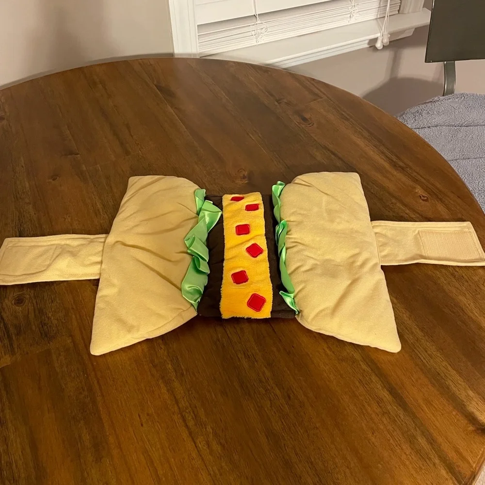 Dog Pet Taco Costume Cat Halloween Party