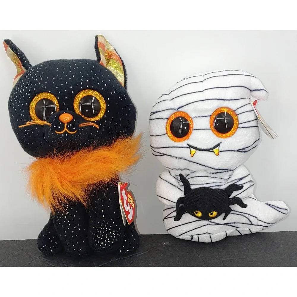 Lot Of 2 Mortica The Black Cat And Ooooky The Ghost 6