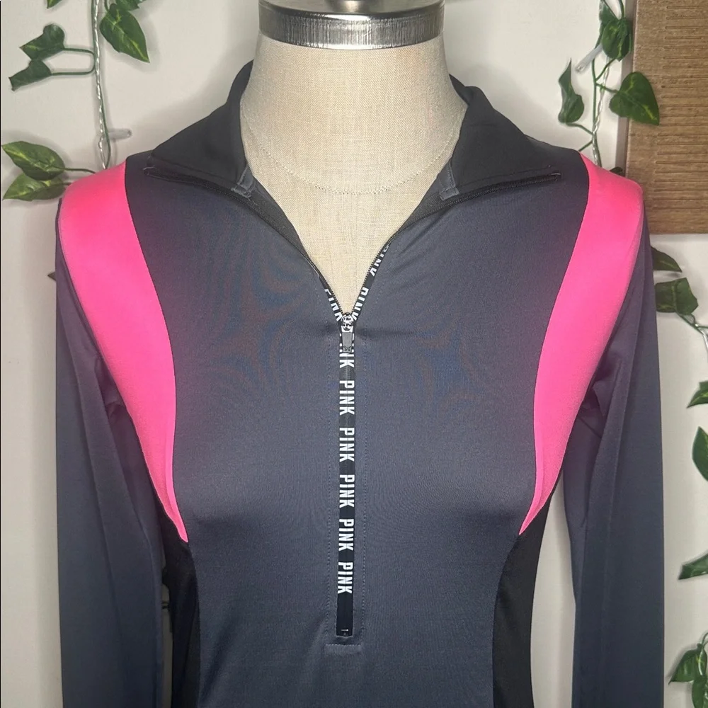 VS PINK Quarter Zip Workout Jacket