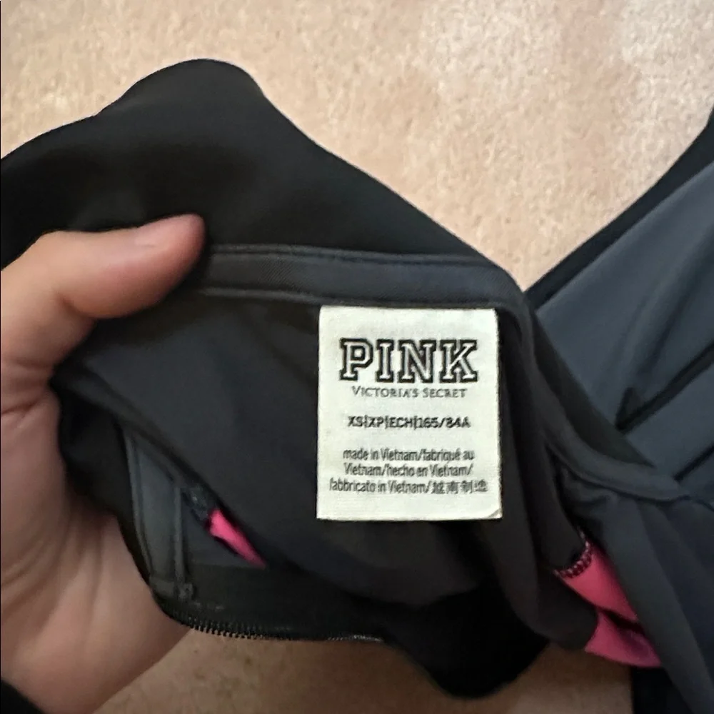 VS PINK Quarter Zip Workout Jacket