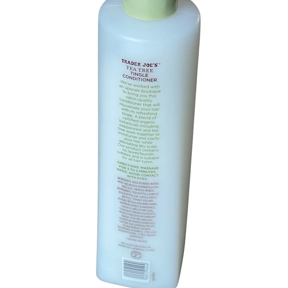 Trader Joe's Tea Tree Tingle Conditioner 16 fl oz NEW