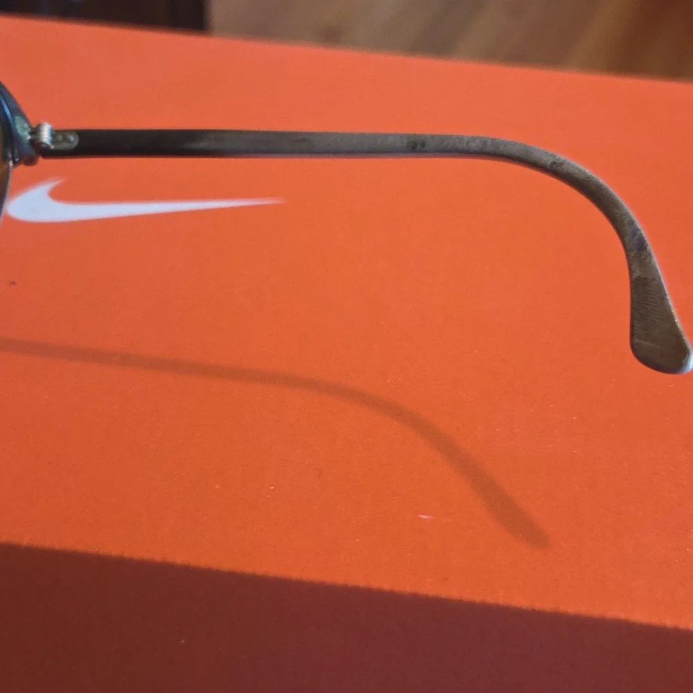 Antique 1940s Or 1950s Brown and Silver Prescription Sunglasses With Bifocals