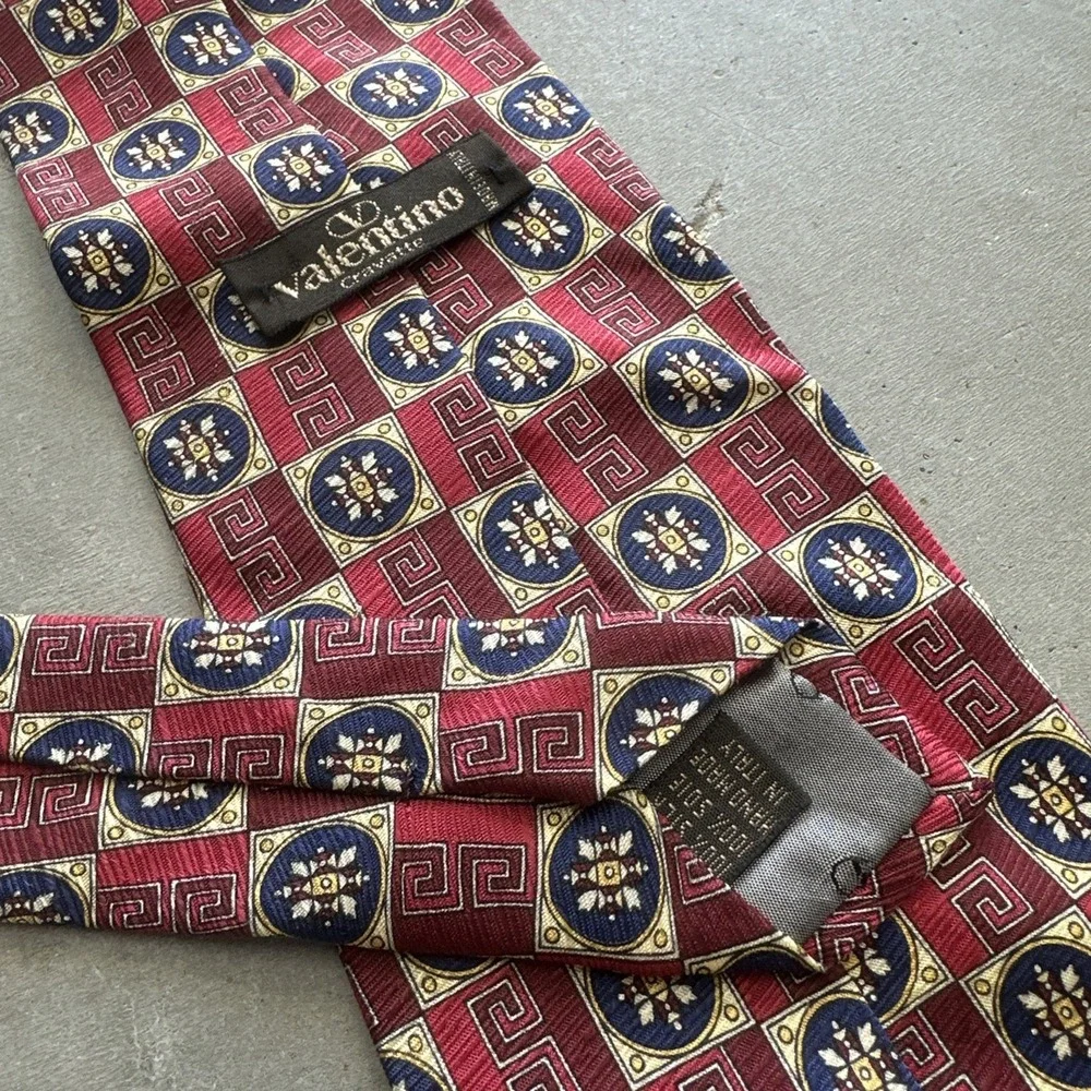 Valentino silk necktie