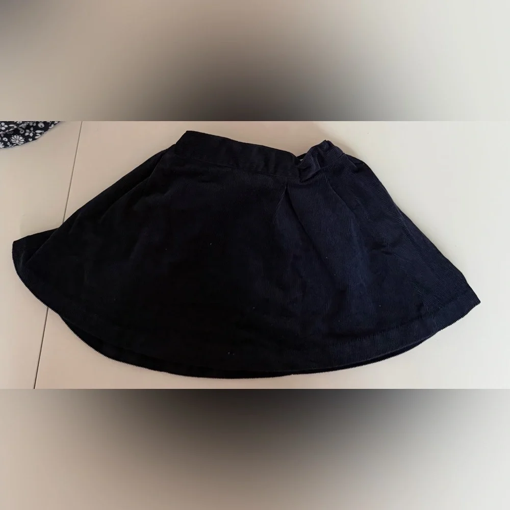 The Beaufort Bonnet Company Midnight Blue Cord Skirt
