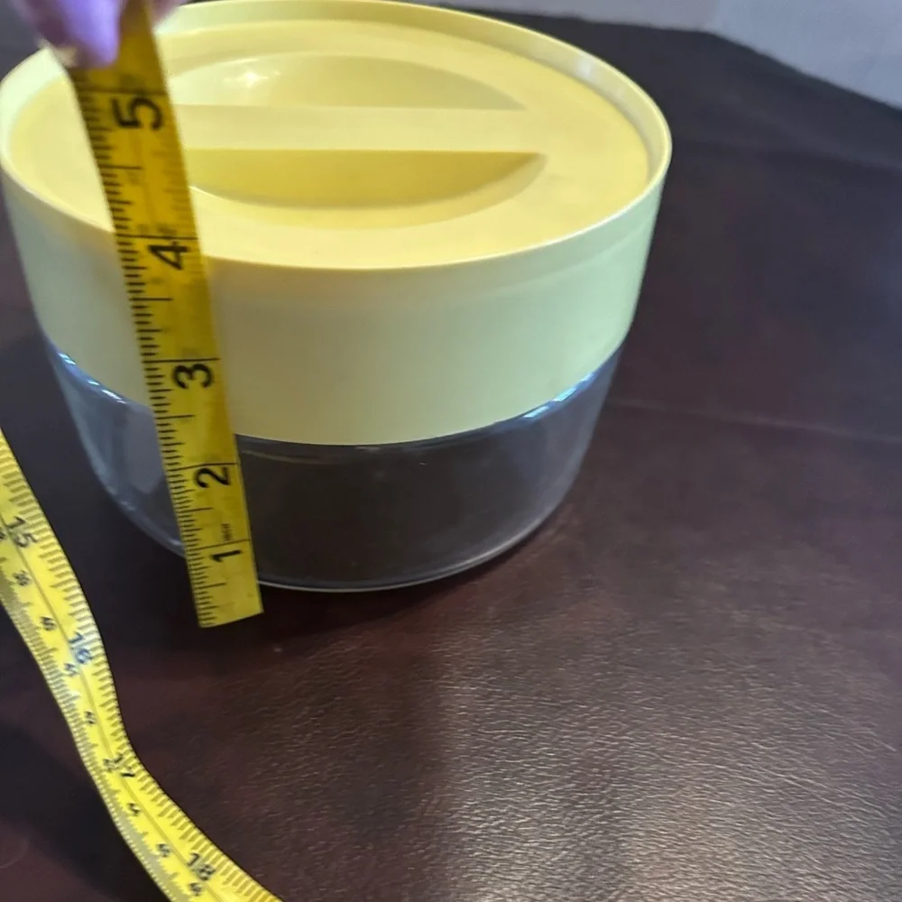 Pyrex yellow canister