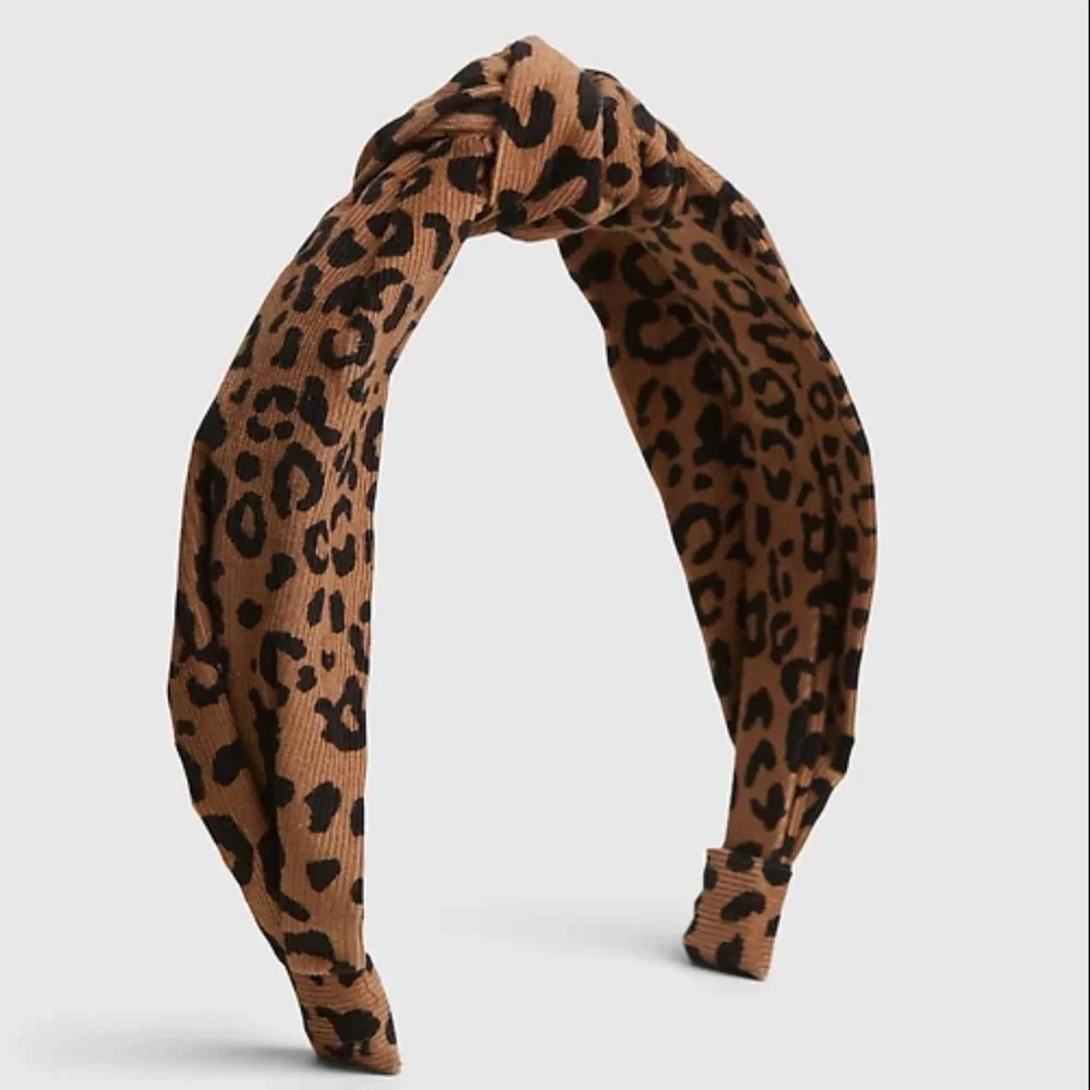 GAP Leopard Print Knot Kids Headband