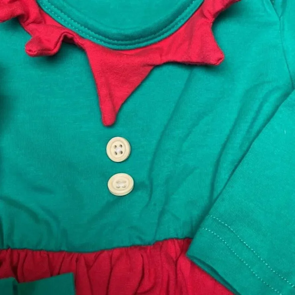 0-3 Months Elf Christmas Outfit, NWOT