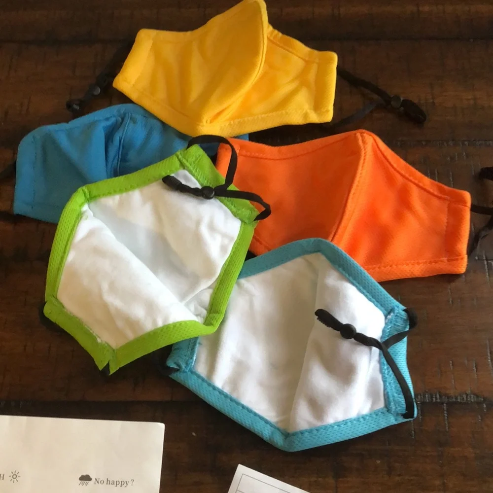 Colorful  Face Masks bundle of 5 NIP