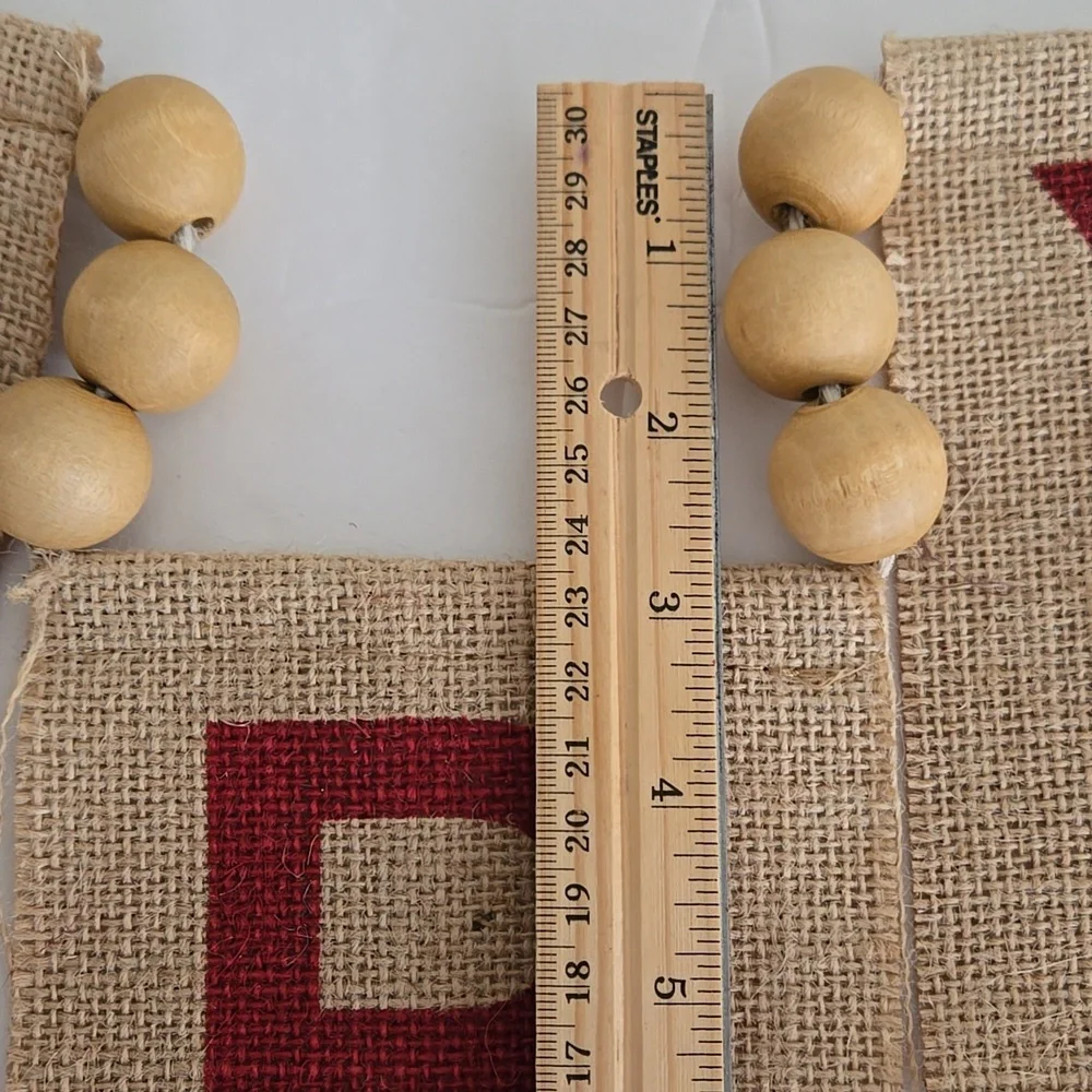 Vintage Burlap And Beads 