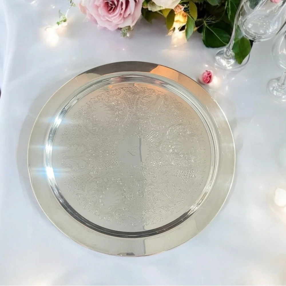 Silver Plated Serving Platter 20